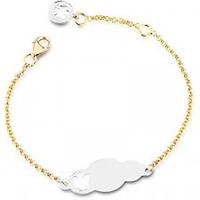 Pulsera Roberto Giannotti Niño Chiama Angeli in Oro NKT204 - NKT204